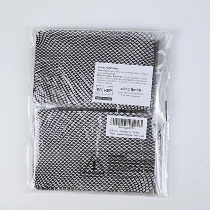 6PCS Wig Cap, 6PCS Black Mesh Wig Cap Net, Closed End Hair Mesh Net, Liner Weaving Caps for Women, Men, Kids, Wig Caps for Halloween, Cosplay